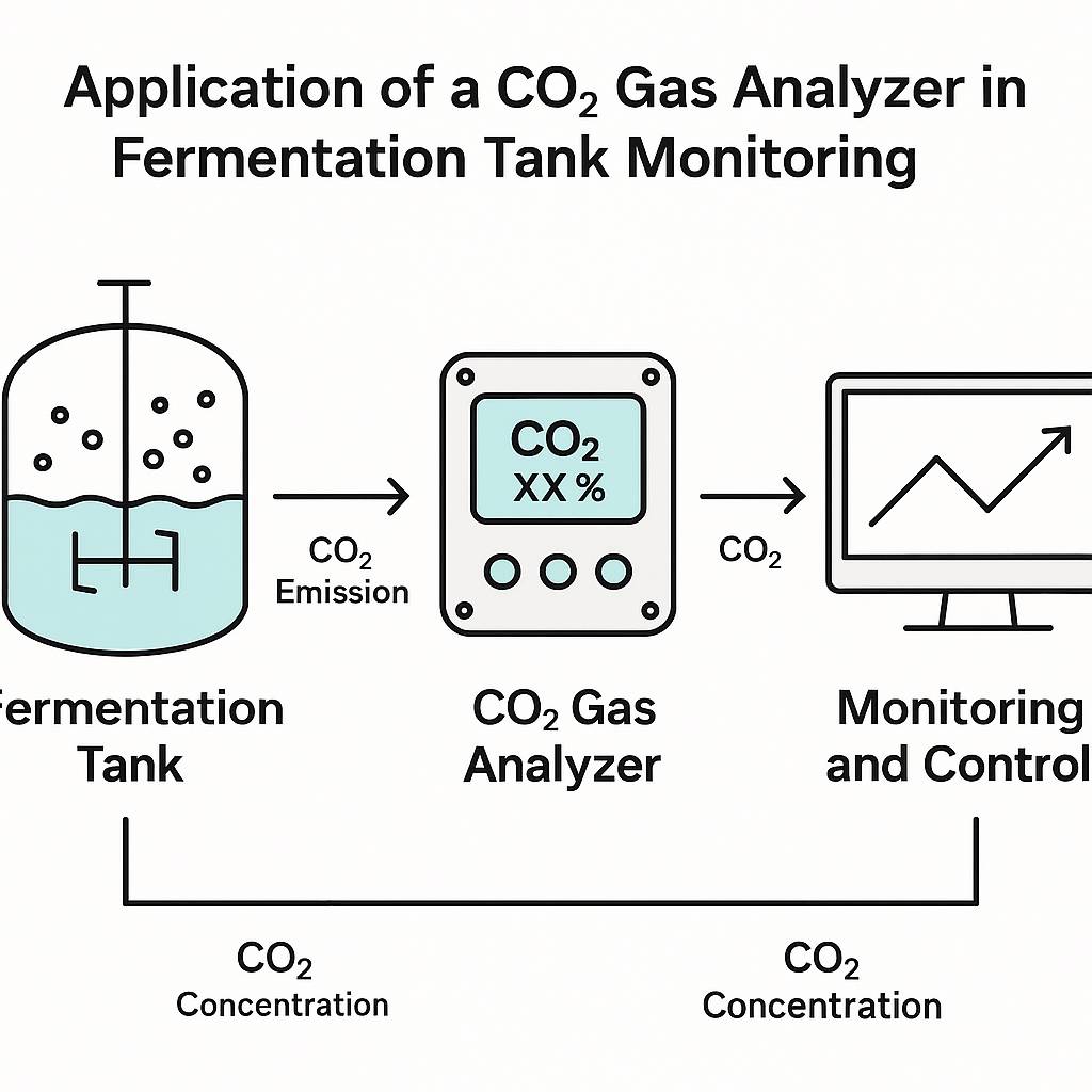 How Can a CO₂ Gas Analyzer Optimize Fermentation Tank Monitoring?