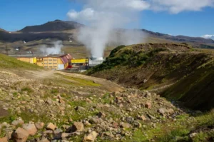 geothermal plant emission