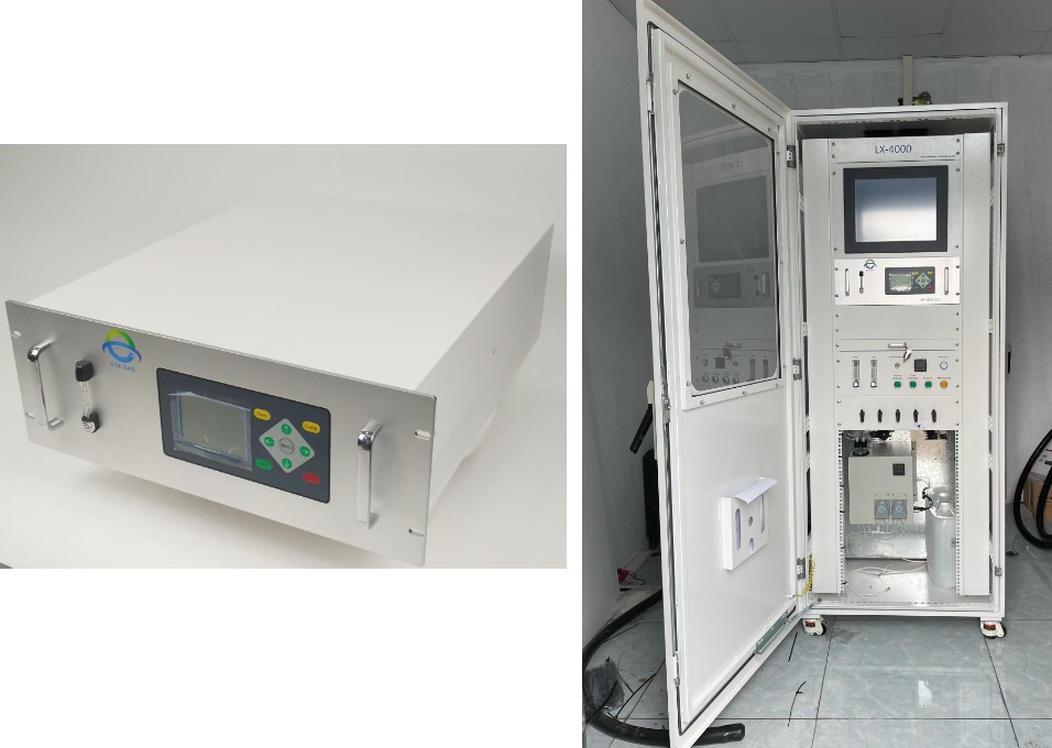 5 gas analyzer and system