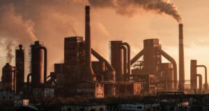 steel plant emission