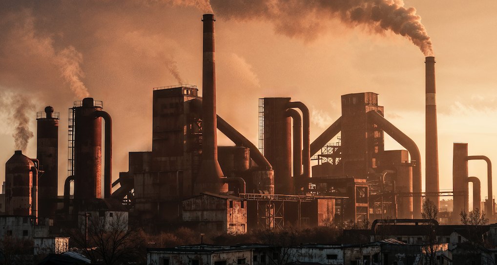 steel plant emission