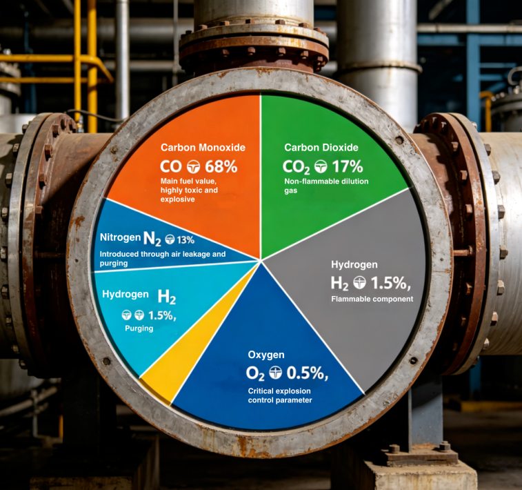 converter gas composition