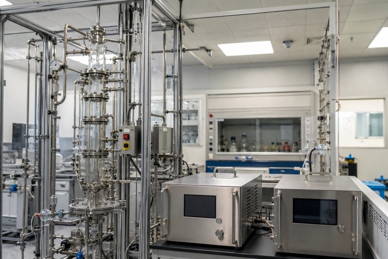 laboratory rectification column in lab