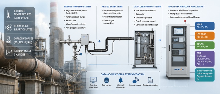 CEMS in cement kiln