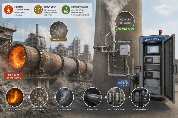 cement kiln emission monitoring conditions