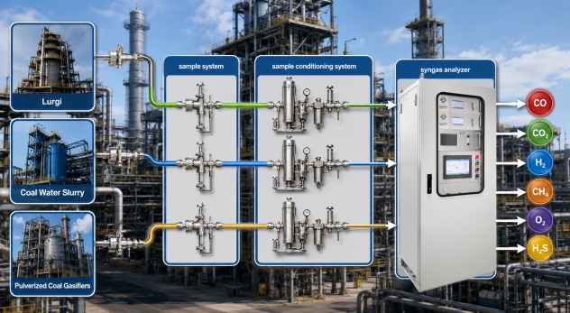 monitoring gasifiers with syngas analysis systen