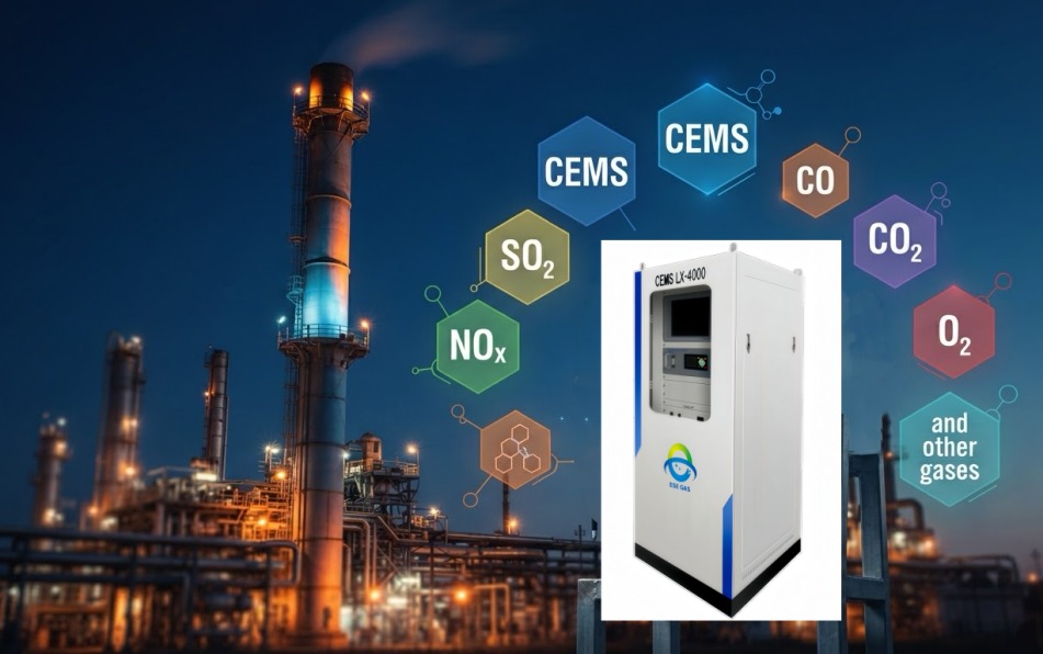 CEMS in oil and gas processing plant