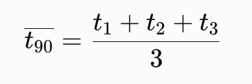 three trial average
